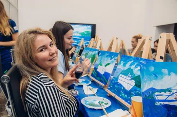 Арт-вечеринка для 2 человек: мастер-класс живописи в Новороссийске
