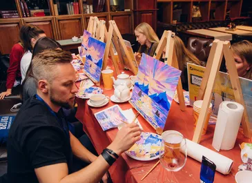 Арт-вечеринка для 2 человек: мастер-класс живописи в Новороссийске